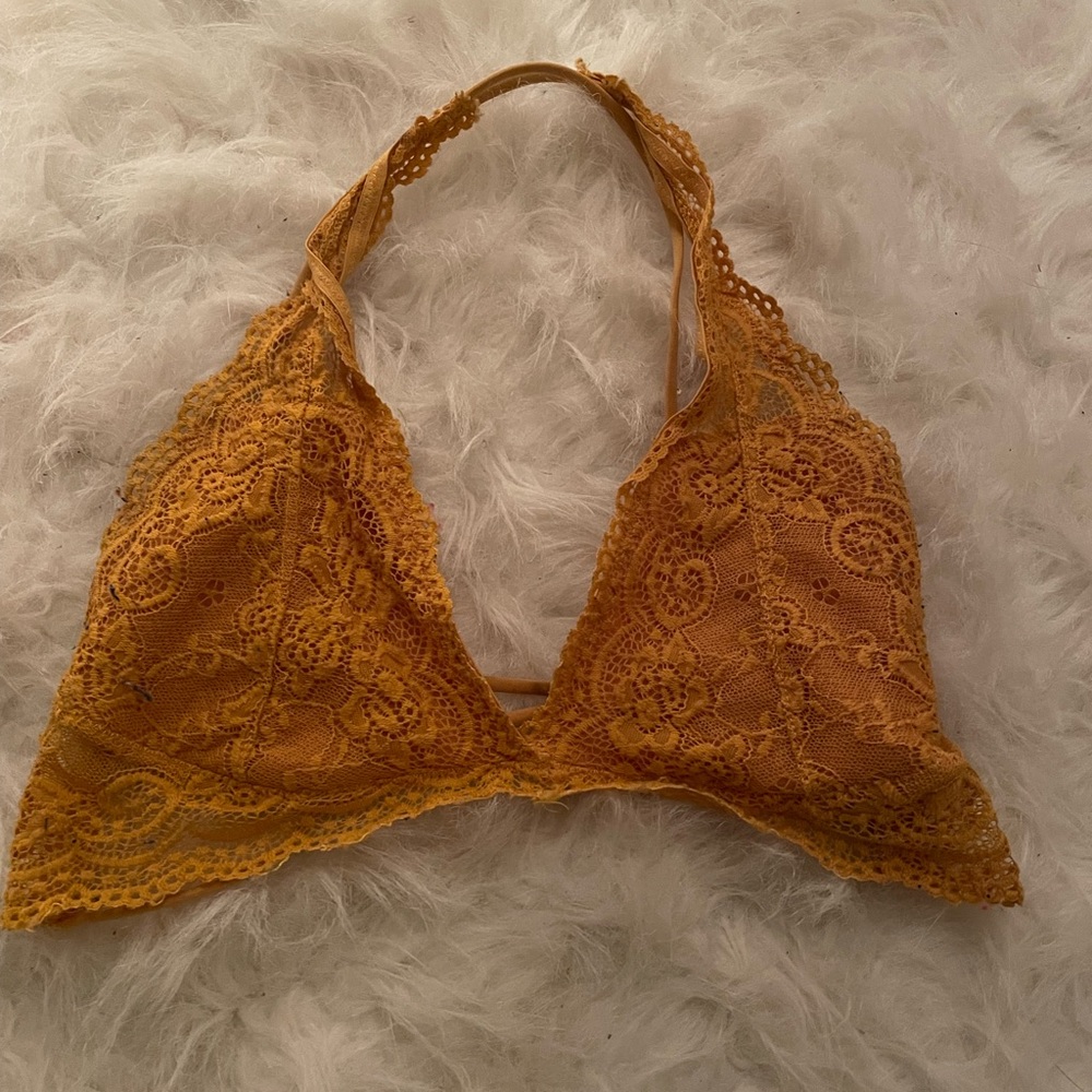 yellow bralette